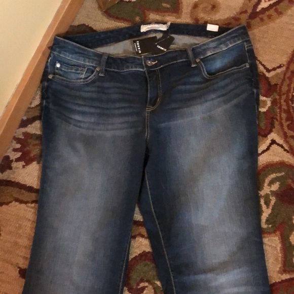 TORRID Denim size 20 R Relaxed Boot Bayou Dark Classic 5-pocket Jeans $99 NEW - Picture 13 of 13